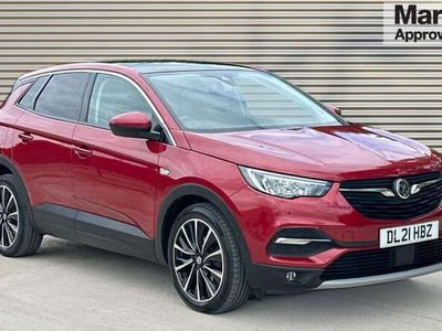 Used Vauxhall Grandland X Elite 130 HP (95 kW) 2021 Red  SUV