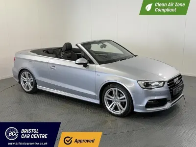 Used Audi A3 Cabriolet S-Line 150 HP (110 kW) 2015 Silver Cabriolet