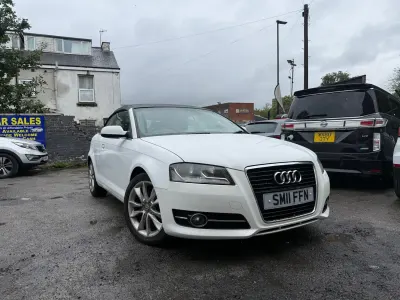 Used Audi A3 Cabriolet Sport 105 HP (77 kW) 2011 White Cabriolet