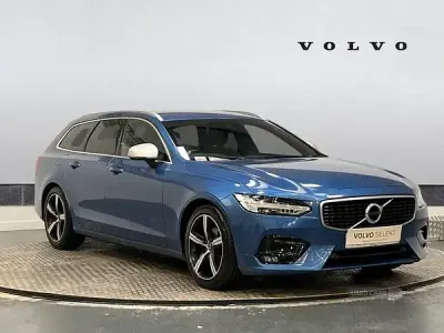 Used Volvo V90 R-Design 188 HP (138 kW) 2018 Blue Estate