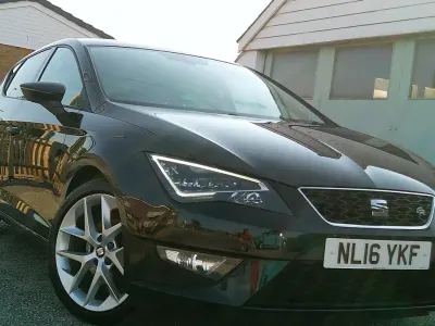 Used Seat Leon FR 150 HP (110 kW) 2016 Black Hatchback