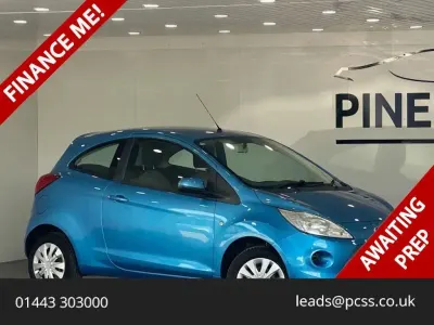 Used Ford Ka S 69 HP (50 kW) 2015 Blue Hatchback
