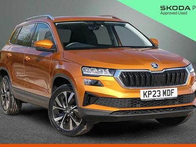 Used Skoda Karoq SE L 150 HP (110 kW) 2023 Orange SUV