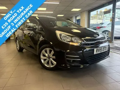 Used Kia Rio 84 HP (61 kW) 2015 Black Hatchback