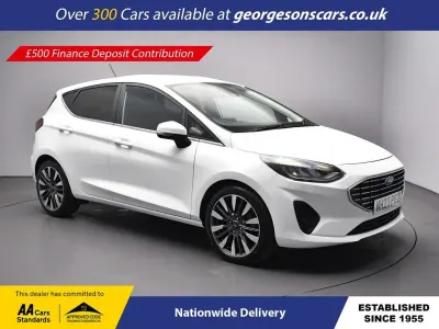 Used Ford Fiesta Titanium X 125 HP (91 kW) 2023 White Hatchback