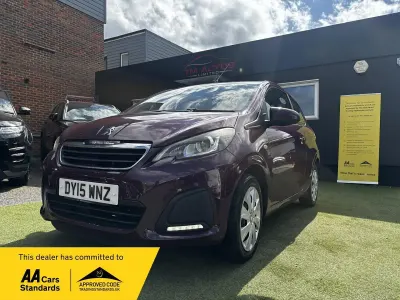Used Peugeot 108 Active 68 HP (50 kW) 2015 Mauve/purple Hatchback