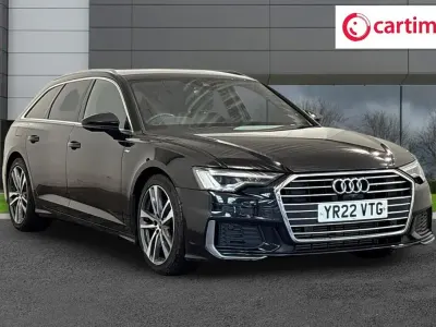 Used Audi A6 S-Line 204 HP (150 kW) 2021 Black Estate