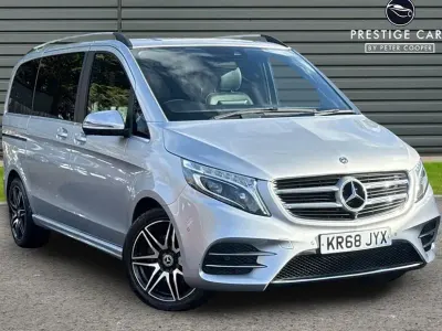 Used Mercedes V250 AMG line 2018 Silver MPV