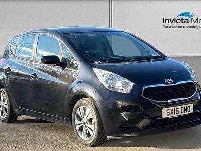 Used Kia Venga 123 HP (90 kW) 2016 Black Hatchback