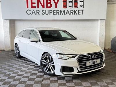 Used Audi A6 S-Line 204 HP (150 kW) 2019 White Estate
