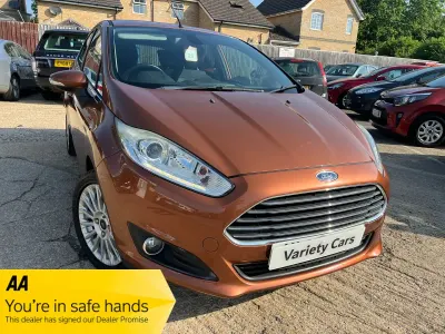 Used Ford Fiesta Titanium 2013 Yellow Hatchback