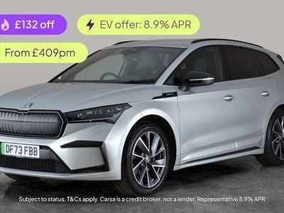 Silver Used 2023 Skoda Enyaq iV SportlinePlus SUV | £24,994 (Fair price)