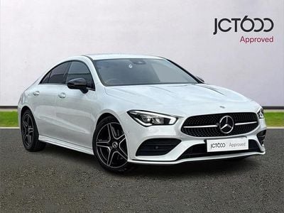 White Used 2023 Mercedes CLA200 AMG Line Premium Coupe | £24,000 (Good price)
