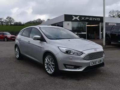 Used Ford Focus Titanium X 125 HP (91 kW) 2017 Silver Hatchback