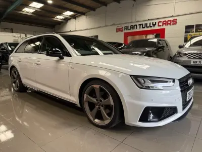Used Audi A4 Black Edition 190 HP (139 kW) 2019 White Estate