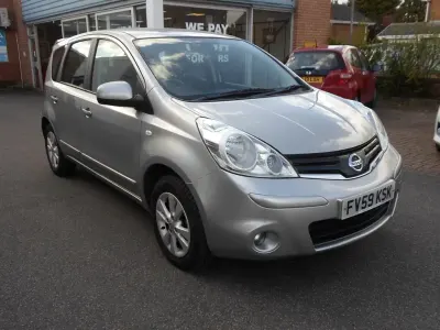 Used Nissan Note Acenta 88 HP (64 kW) 2009 Silver Hatchback
