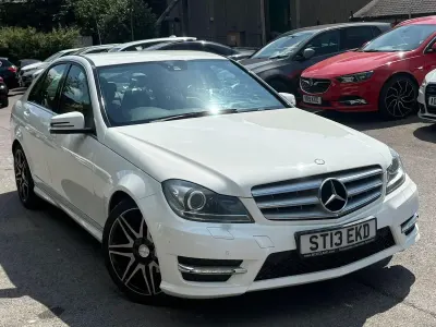 Used Mercedes C220 AMG 167 HP (122 kW) 2013 White Sedan