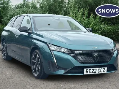 Used Peugeot 308 Allure Premium 131 HP (96 kW) 2022 Avatar blue Estate
