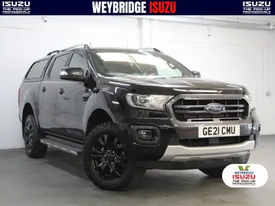 Begagnad Ford Ranger Wildtrack 2021 Svart Pickup