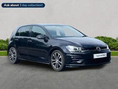 Used VW Golf VII R-line 150 HP (110 kW) 2018 Black Hatchback