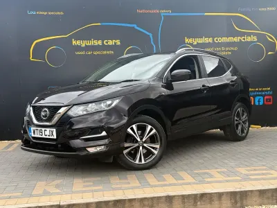 Used Nissan Qashqai N-Connecta 115 HP (84 kW) 2019 Black SUV