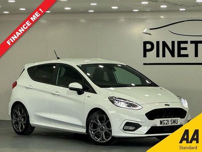 Begagnad Ford Fiesta ST-Line 95 HK (69 kW) 2021 Vit Halvkombi