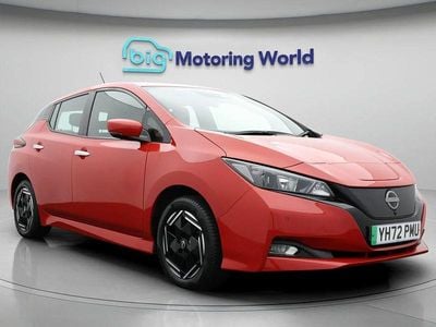 Red Used 2022 Nissan Leaf Acenta Hatchback | £10,300
