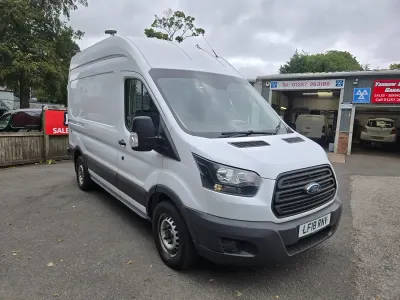 Used Ford Transit 130 HP (95 kW) 2018 White Van