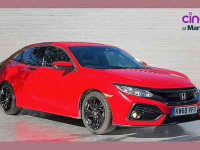 Begagnad Honda Civic SR 120 HK (88 kW) 2018 Röd Halvkombi