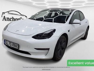 White Used 2020 Tesla Model 3 Long Range AWD Sedan | £14,995 (Fair price)