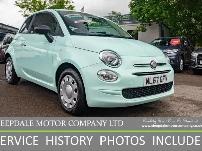 Used Fiat 500 Pop 2017 Green Hatchback