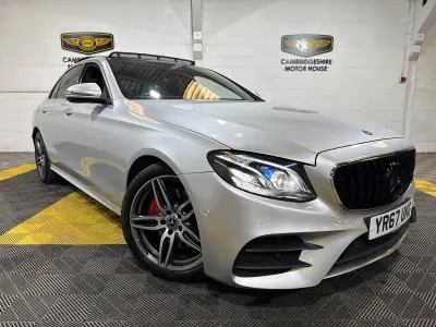 Used Mercedes E220 AMG Line Premium Plus 194 HP (142 kW) 2017 Silver Sedan