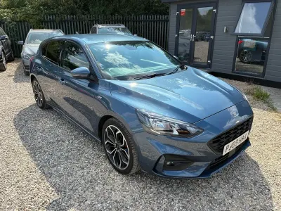 Used Ford Focus ST-Line X 125 HP (91 kW) 2019 Blue Hatchback