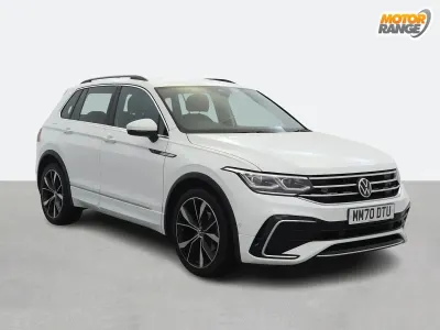 Used VW Tiguan R-line 150 HP (110 kW) 2020 White SUV