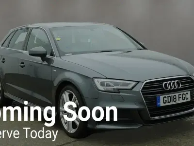 Used Audi A3 S-Line 2018 Grey Sedan