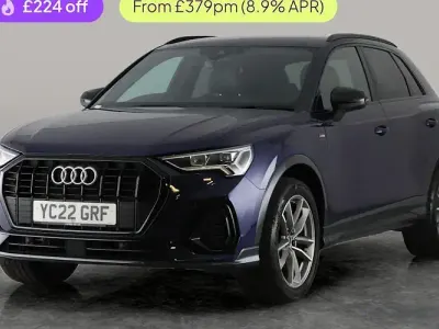 Used Audi Q3 Black Edition 150 HP (110 kW) 2022 Blue SUV