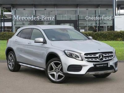 Begagnad Mercedes GLA200 AMG Line Premium 154 HK (113 kW) 2019 Silver SUV