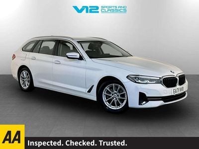 White Used 2021 BMW 520 Comfort Edition Estate | £15,895 (Super price)