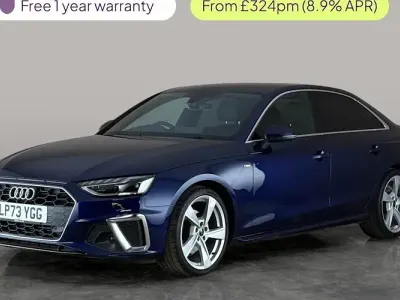 Used Audi A4 S-Line 150 HP (110 kW) 2024 Blue Sedan