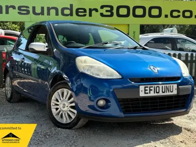 Used Renault Clio 100 HP (73 kW) 2010 Blue Hatchback
