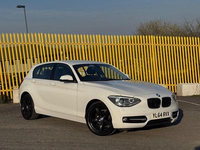 Used BMW 116 Sport Line 2015 White Hatchback