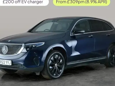 Used Mercedes EQC400 300 kW (408 HP) 2022 Blue SUV