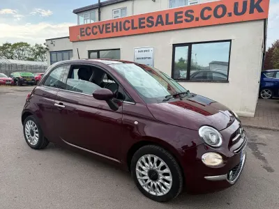 Used Fiat 500 Lounge 69 HP (50 kW) 2015 Red Hatchback