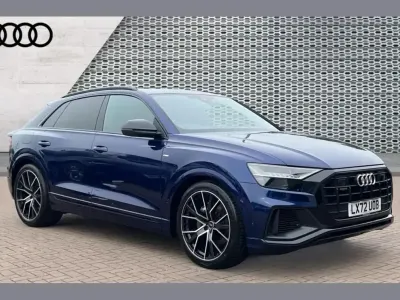 Used Audi Q8 Black Edition 340 HP (250 kW) 2022 Blue SUV