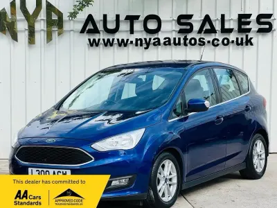 Used Ford C-MAX Zetec 120 HP (88 kW) 2016 Blue MPV