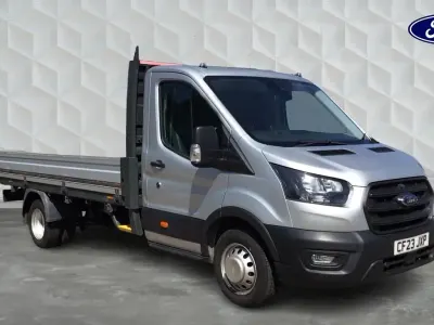 Used Ford Transit 170 HP (125 kW) 2023 Moondust silver Cabriolet