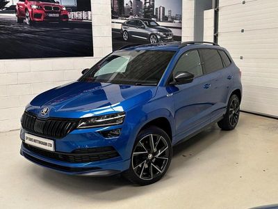 Used Skoda Karoq SportLine 190 HP (139 kW) 2021 Blue SUV