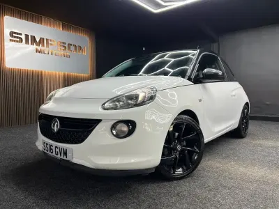Used Vauxhall Adam S 70 HP (51 kW) 2016 White Hatchback