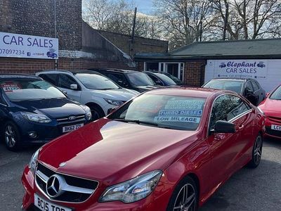 Used Mercedes E250 AMG line 2015 Red Coupe