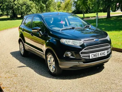 Used Ford Ecosport Zetec 125 HP (91 kW) 2015 Black SUV
